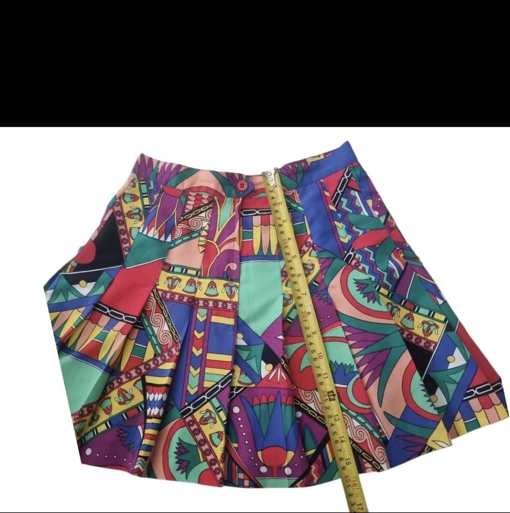 Head Multicolor Geometric Mini Skirt - Picture 3 of 7